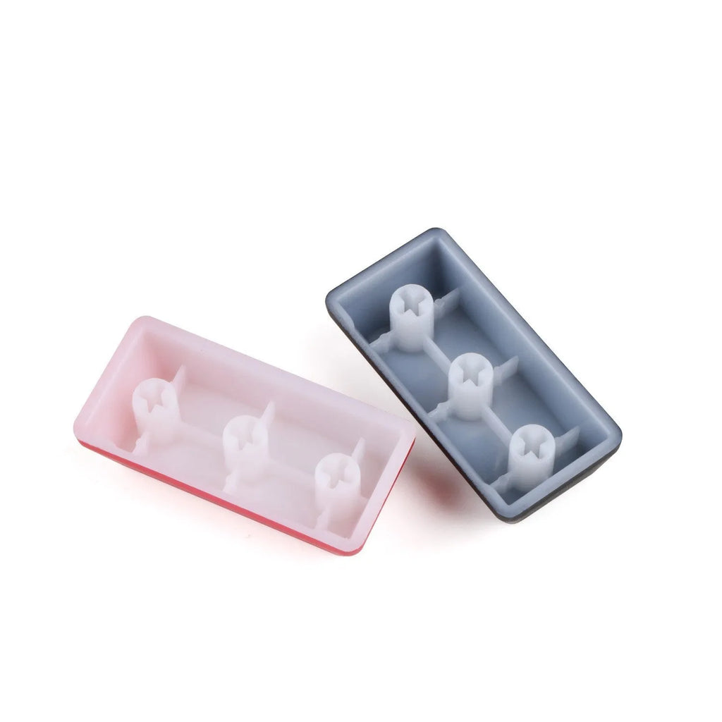 Transparent evacuation exit key cap for mechanical keyboard with RGB backlight compatibility