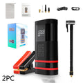 100W black wireless emergency start power source, 19.5x10x5.7cm, PC ABS, for cars motorcycles bicycles and inflatables