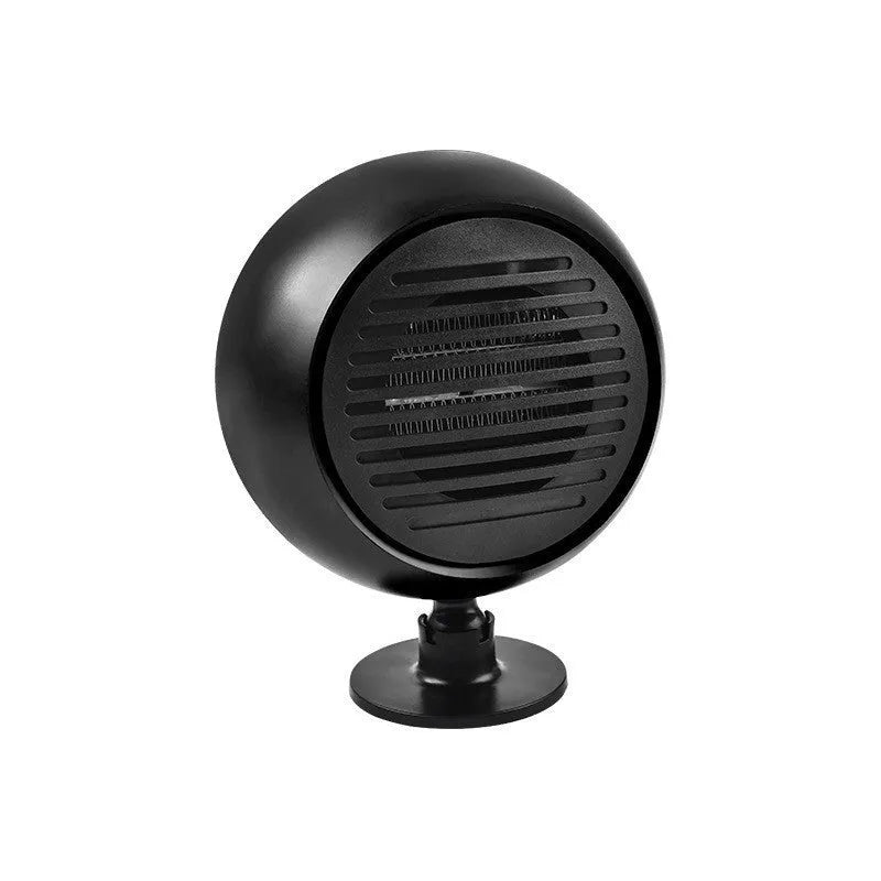 Star vehicle mounted heater with three PTC elements in black colour on car dashboard