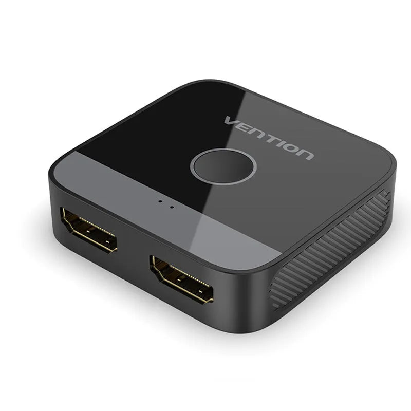 Alloy HDMI cable separator for computer to television connections in black or grey finish