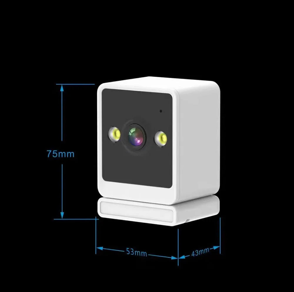 Wireless wifi surveillance camera with night vision and 720p resolution for indoor outdoor use