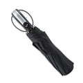 Business foldable automatic advertising umbrella in black, navy blue, or wine red with triple folding design