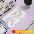 Bluetooth wireless keyboard for tablet computers in multiple colour options including dark green and white