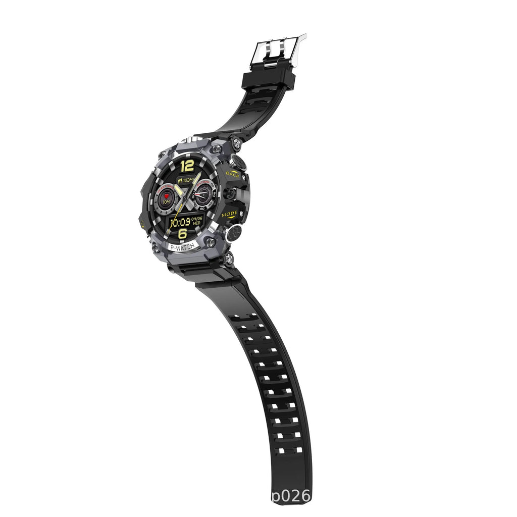 Waterproof smart watch with HD dual camera and IPS touch screen, shown in Black or Red with 2GB 16GB or 4GB 64GB options