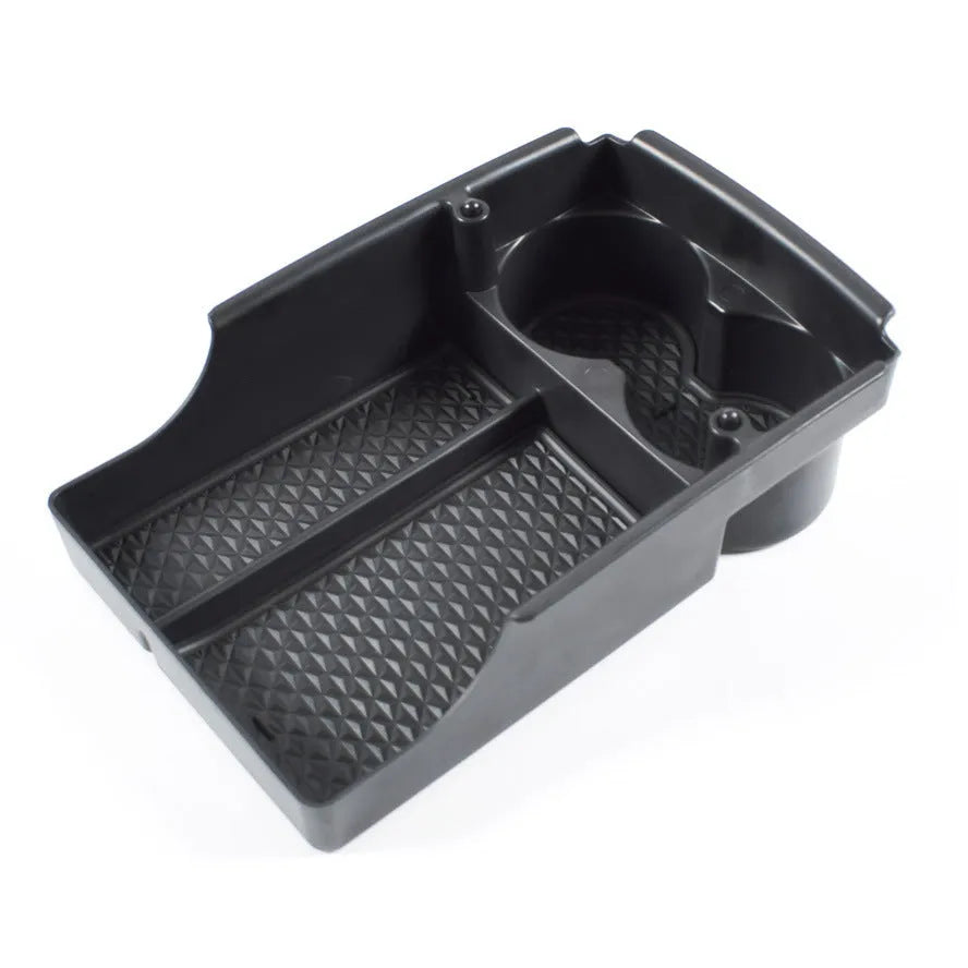 Black plastic storage box insert for Tesla Model 3 Model S Model X centre console armrest
