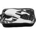 Black and white children's martial arts shoes with soft bottom and widened sole design