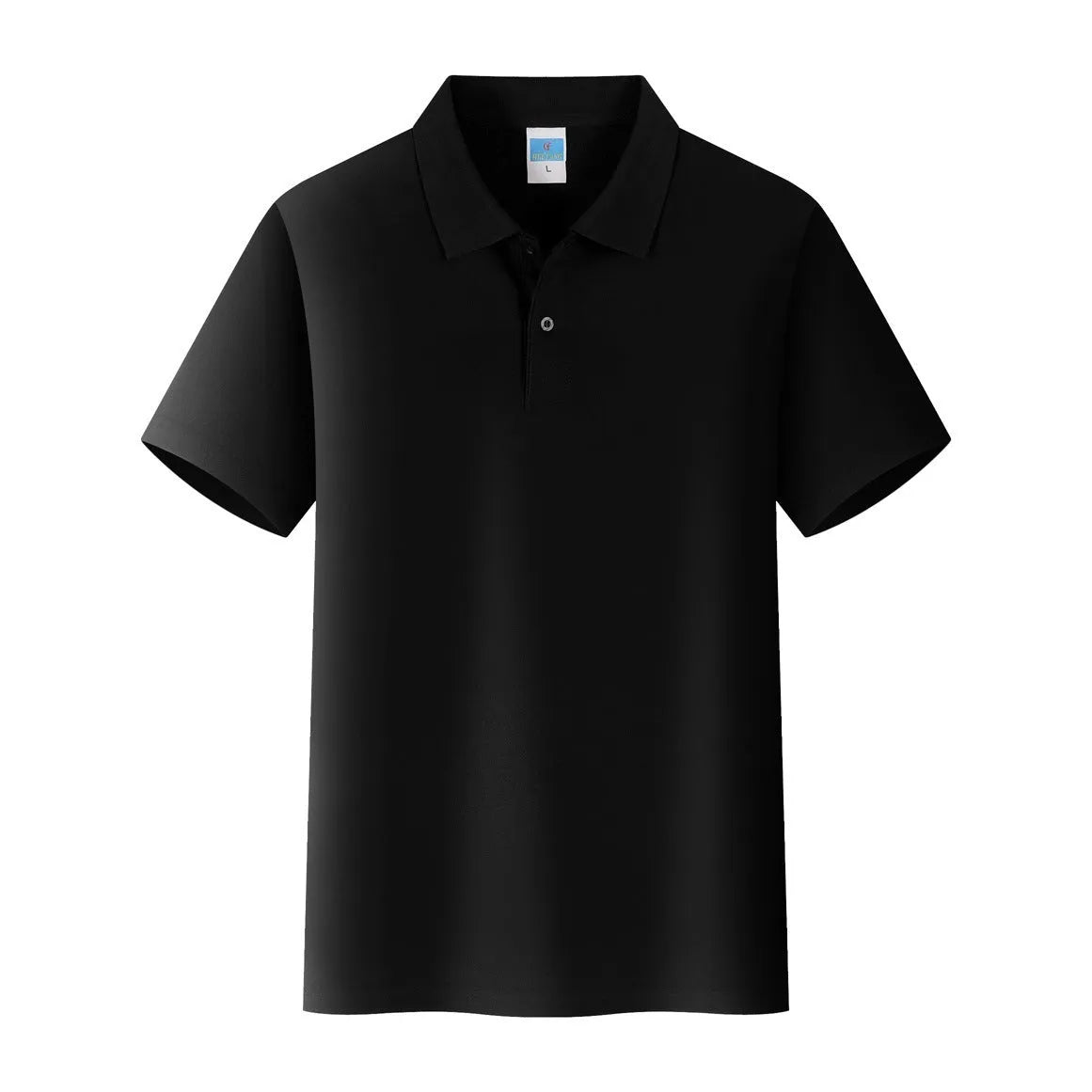 Short-sleeved cotton pullover shirt for advertising and workwear, shown in multiple colour options.