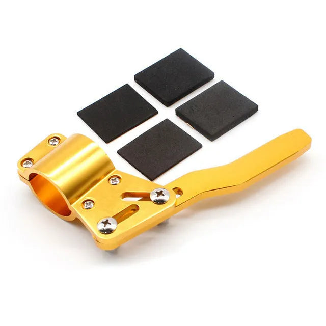 Aluminium alloy car steering wheel lengthening bar in silver finish