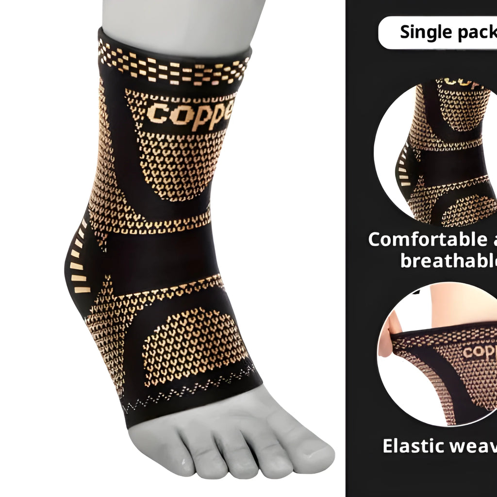 Bronze knee pads for men sports basketball made from nylon and spandex