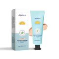 Liquid foundation with sunscreen and moisturising properties in three colour shades