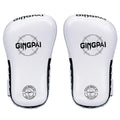 Pair of children's PU hanging boxing leg targets for combat training in red, black, white, blue, orange or yellow.