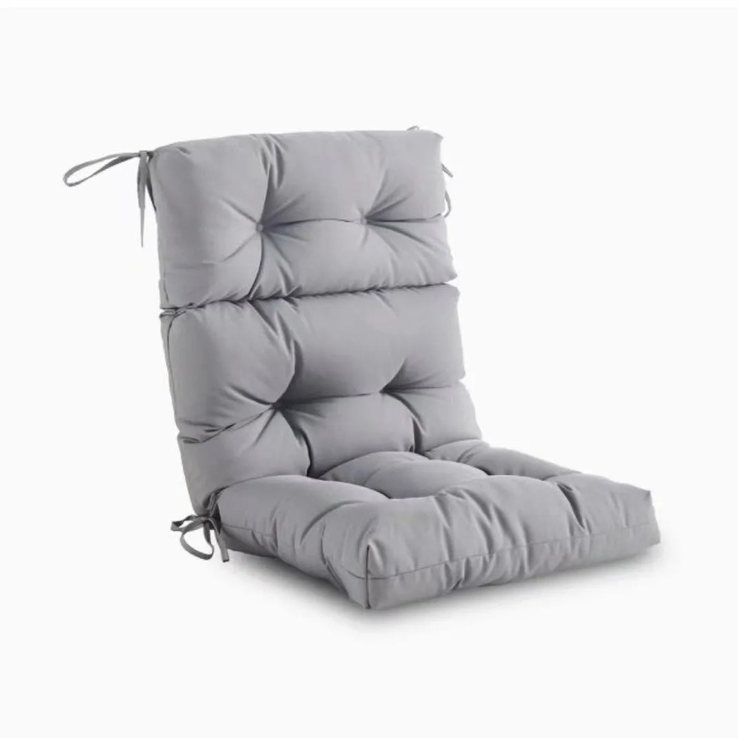 Outdoor hanging basket chair cushion in solid colour, polyester fabric, 112x53cm, for garden swing
