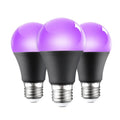 A19 LED bulb 12W UV violet fluorescence purple light with socket power supply and IP44 rating