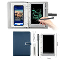 85-inch electronic writing pad with stitching appearance design in dark blue colour with smart pen