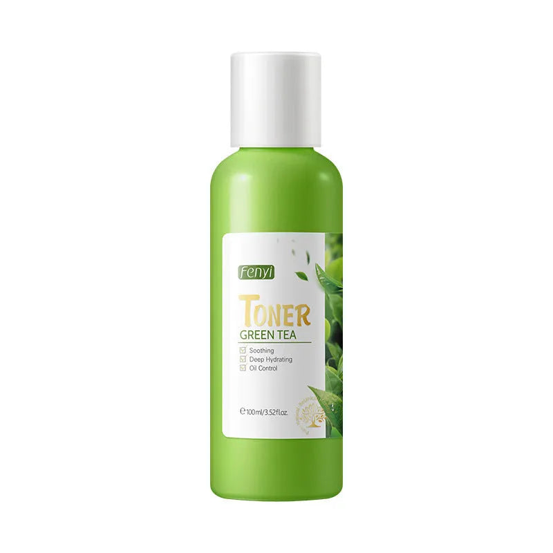 Green tea toner 100ml moisturising skin care product with green tea essence for general skin types