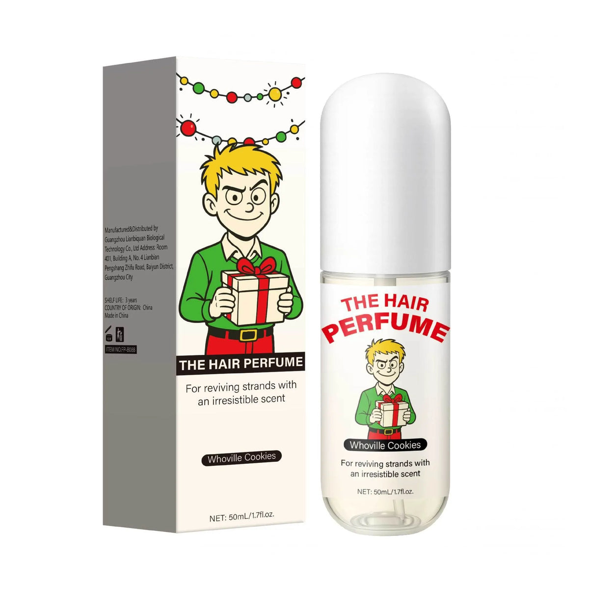 50ml cookie flavour body care essence bottle in FP-B089 style with boy pattern design