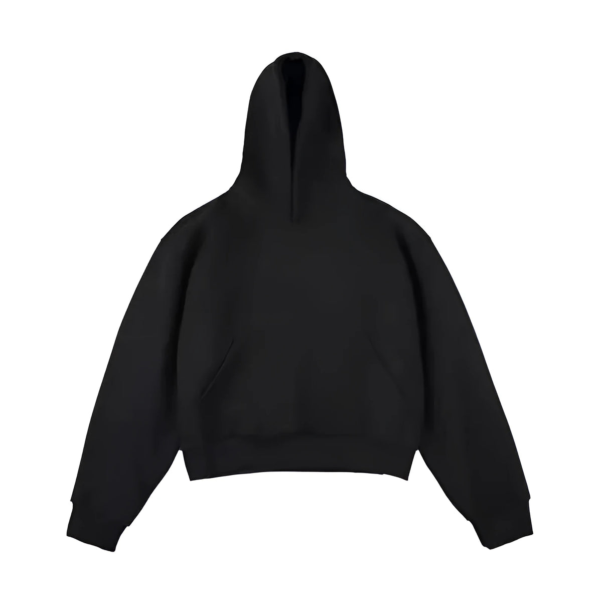 Chinese cotton composite silver fox velvet hooded sweater with removable hood in street fashion style.