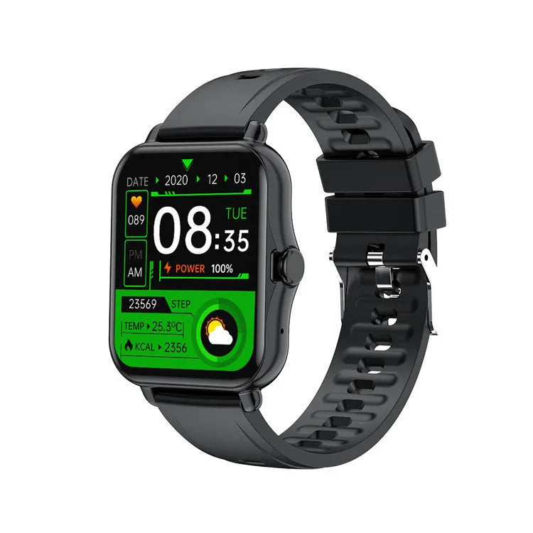 Smart watch with silicone wristband, 240x240 screen, Bluetooth call and health monitoring functions