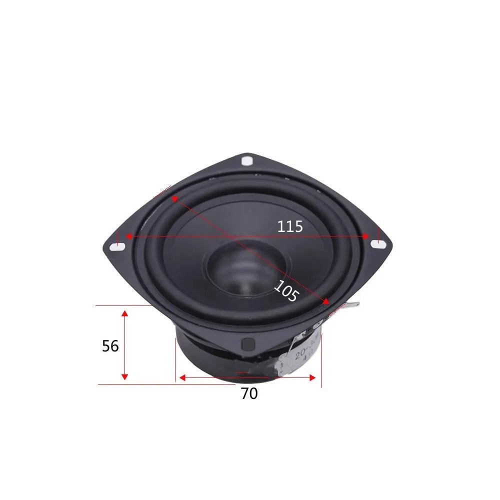 4-inch car bass coaxial horn speaker with magnet construction for General Motors vehicles.