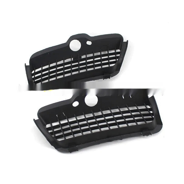 Black ABS plastic Volkswagen Golf 3 front bumper fog light cover pair for lower grille