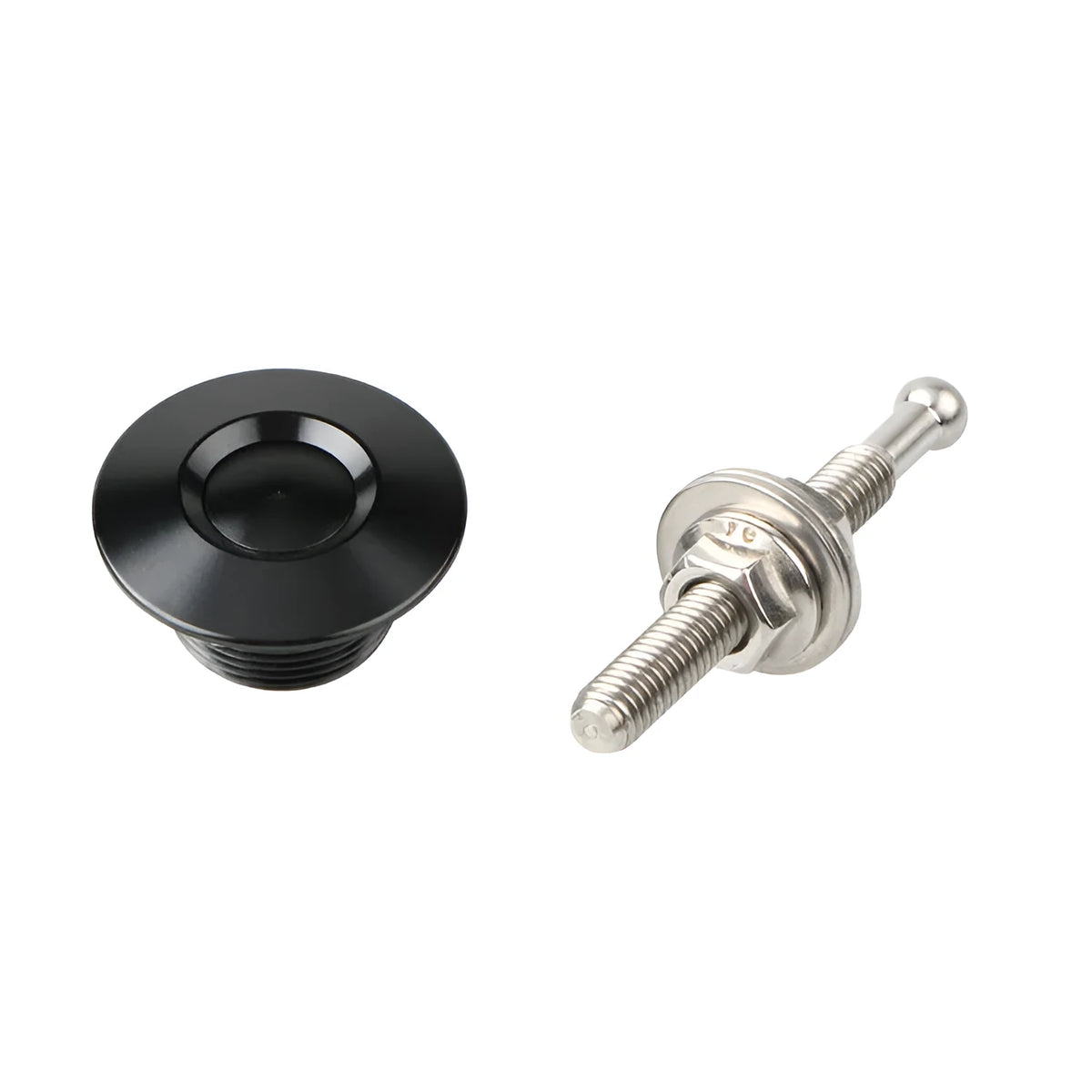 30mm silver aluminium alloy car engine cover lock with screw and nut