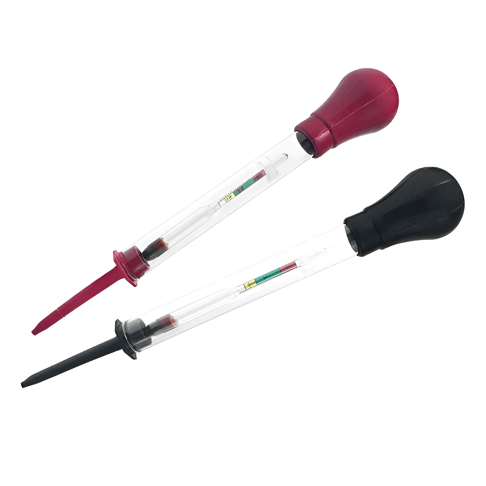 Electrohydraulic glass hydrometer for battery electrolyte density testing with 330mm length