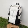 Waterproof Oxford cloth hiking backpack with air pillow belt, letter pattern and unisex design for outdoor sports