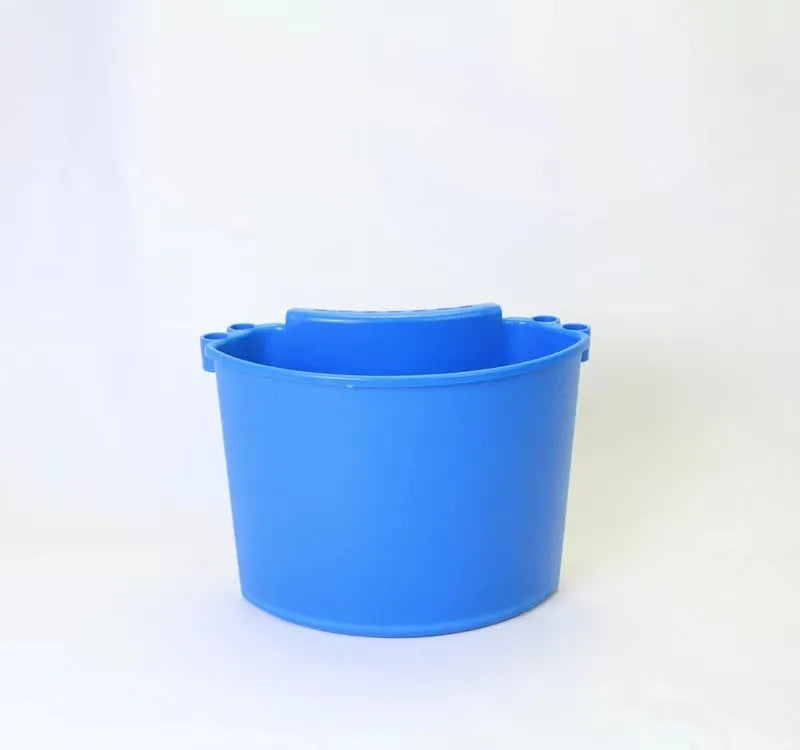 PP plastic car wash bucket in black, red, blue, or pink colour options