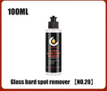 Glass oil film remover cleaning cream in three size options for car and window cleaning