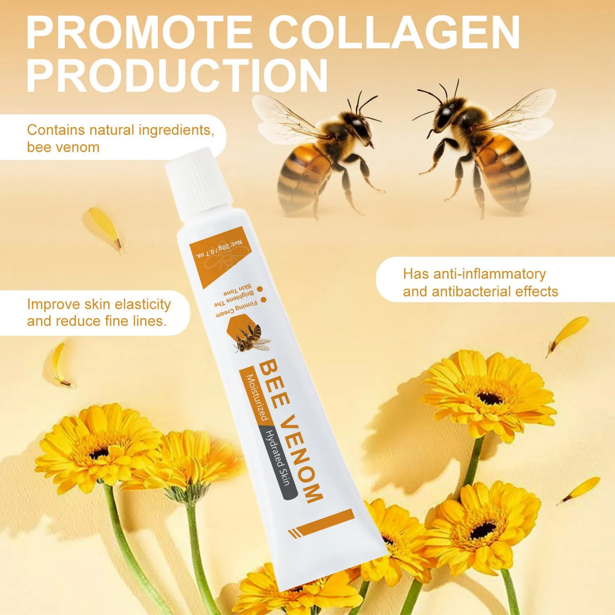 BEE Facial Neck Care Cream in a 20g jar with specification FP-A024
