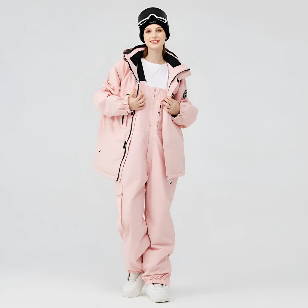 Unisex waterproof winter ski suit in multiple colour combinations for snow sports