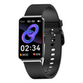 EP08 blood glucose smart bracelet with touchscreen on wrist in black, gold or silver colours