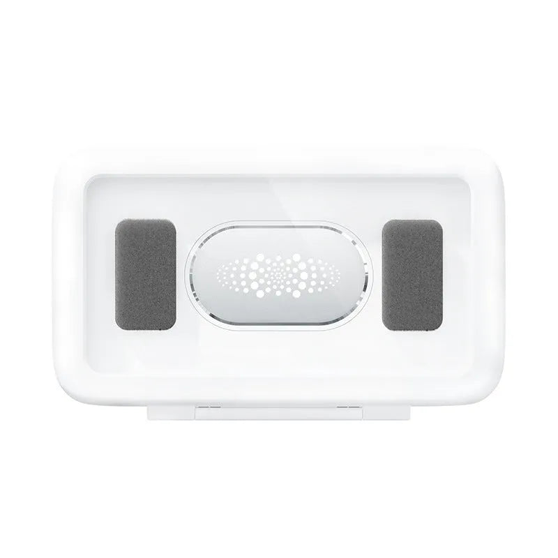 Waterproof shower phone holder with touch screen and anti-fog window in black, pink, or white