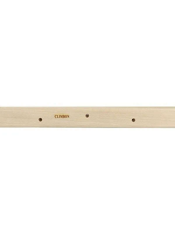 Set of three solid wooden finger boards for grip strength training in 12cm, 40cm, and 50cm lengths