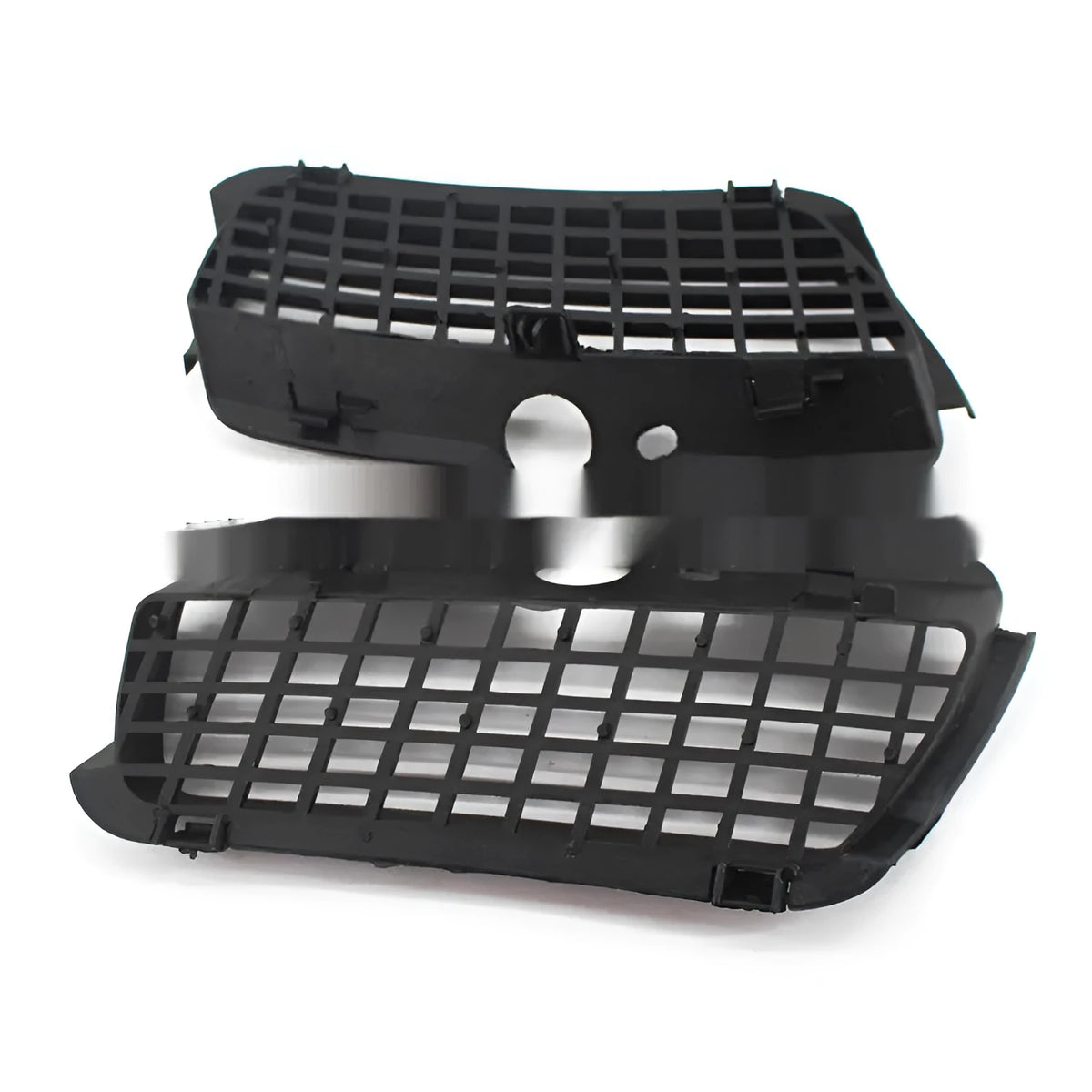 Black ABS plastic Volkswagen Golf 3 front bumper fog light cover pair for lower grille