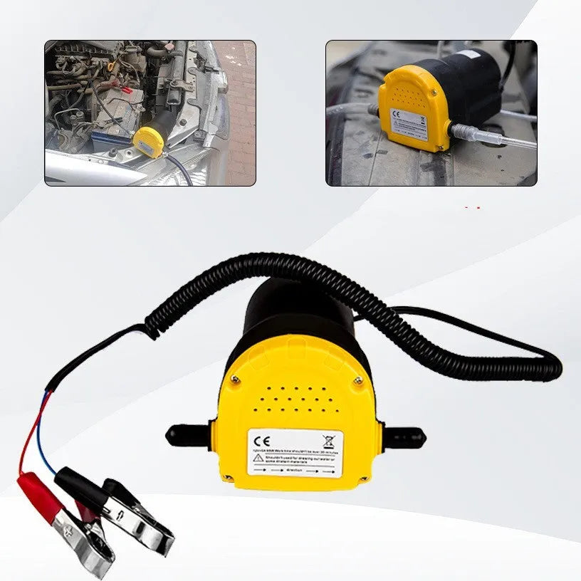 12V electric self-priming oil gear pump for engine oil transfer