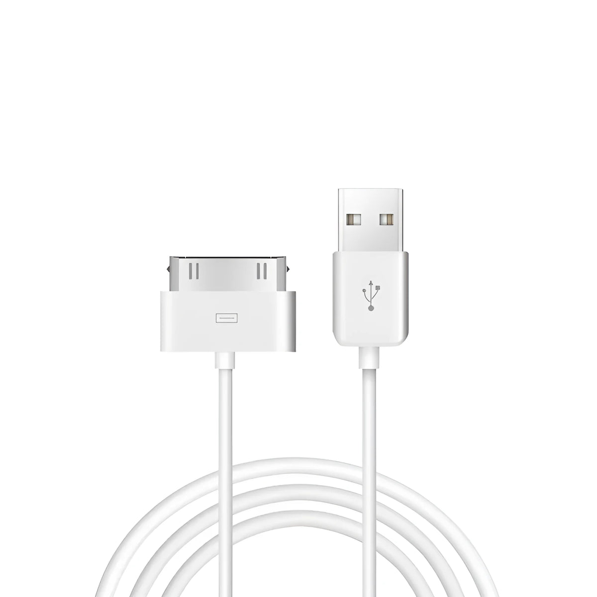 30-pin PVC data cable for iPhone 4 and 4s, 1.5 metre length, white