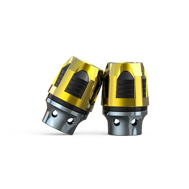 Aluminium alloy fork cup pair in anodised colours for electric car and motorcycle front axle