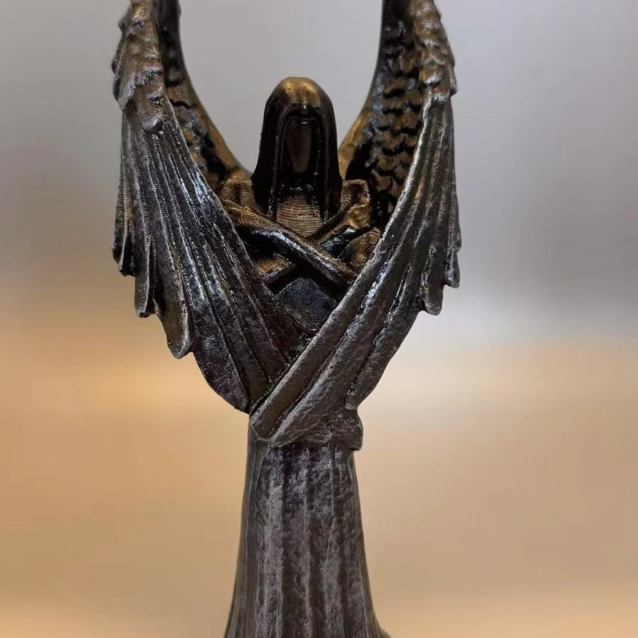Dark Angel decorative resin statue ornament with Gothic fantasy design.
