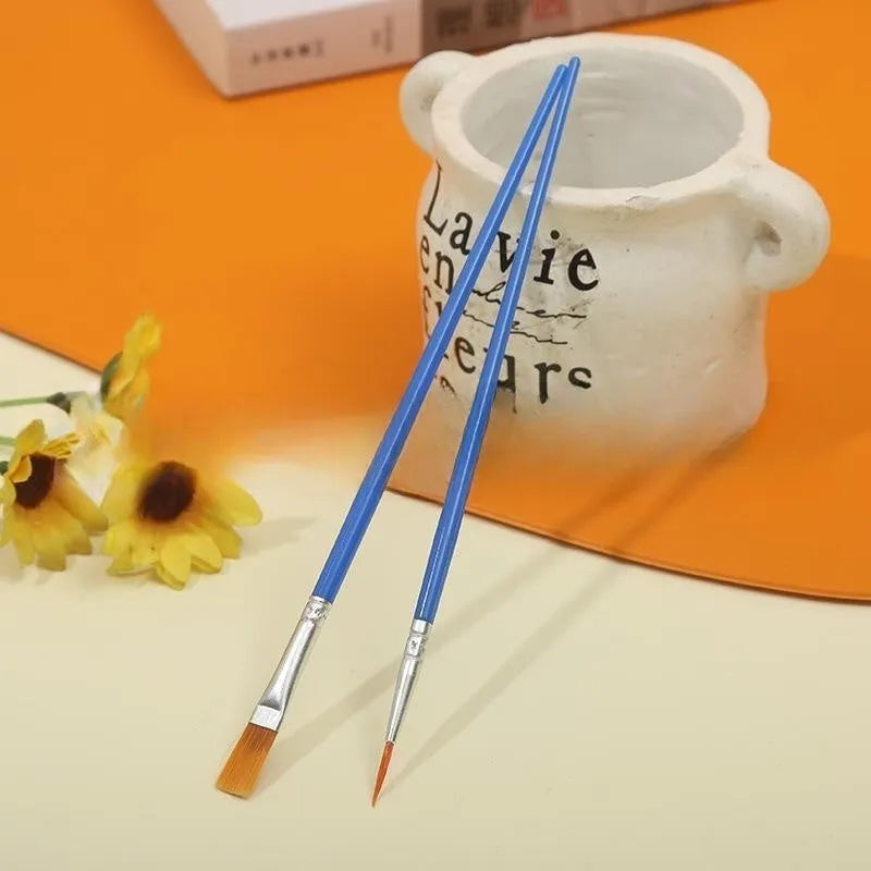 Children's graphic art gouache pen plastic flat pen 16.7cm line marker 16.3cm for painting DIY