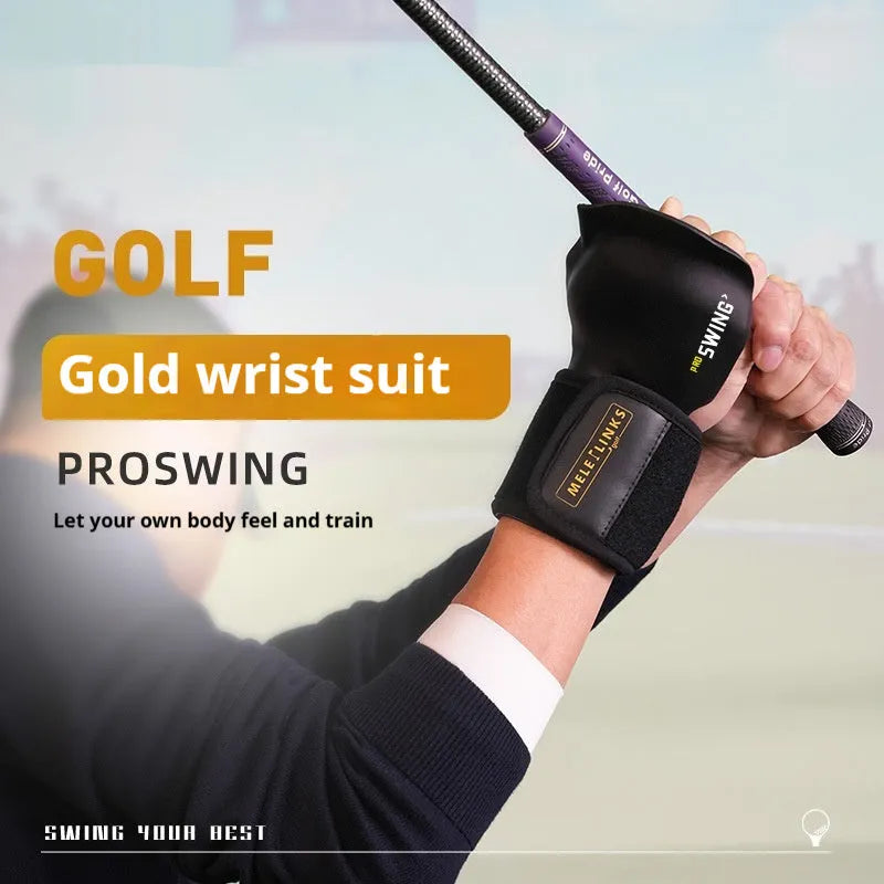 Golf swing trainer wrist holder arm bracket made from PU foam fabric for practice