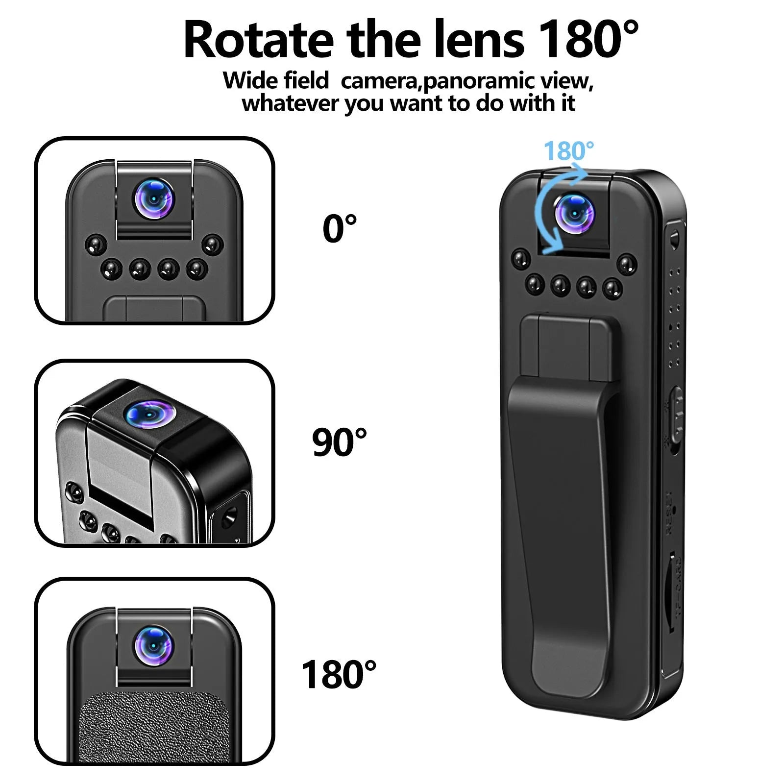L7 HD home security camera with infrared night vision and WiFi connectivity
