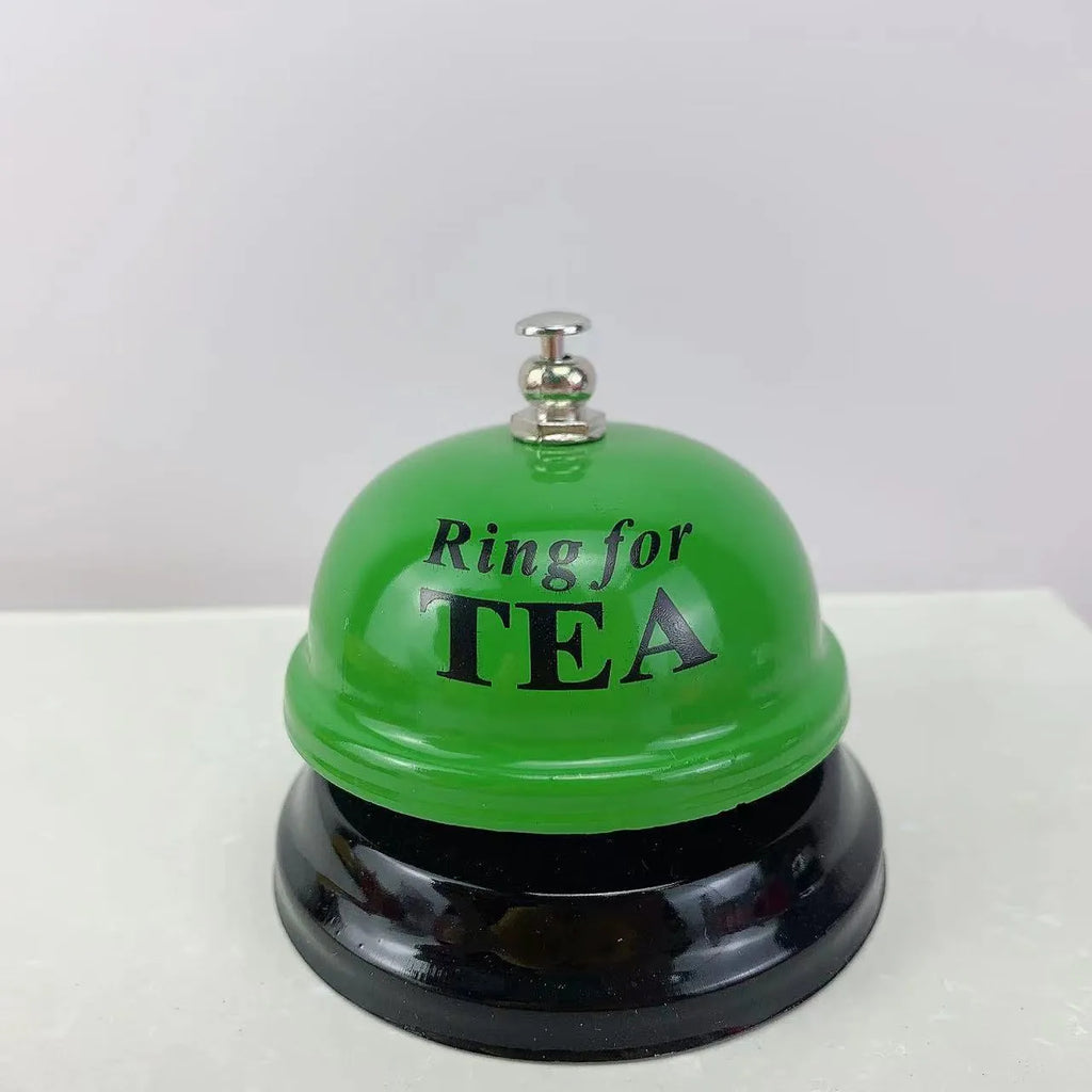 Iron hand bell for classroom games or restaurant service in a choice of coloured finishes