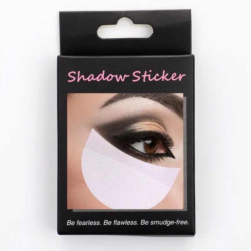 Pack of half moon eyeshadow shields, self-adhesive under-eye pads for eyeliner and makeup, 20 to 50 pieces