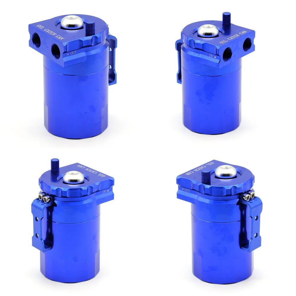 Universal aluminium alloy engine oil breathable pot XH-JT049 in black colour for car modification