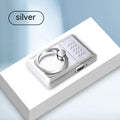 Blue and white porcelain multifunctional plastic phone holder with wind-resistant lighter bracket