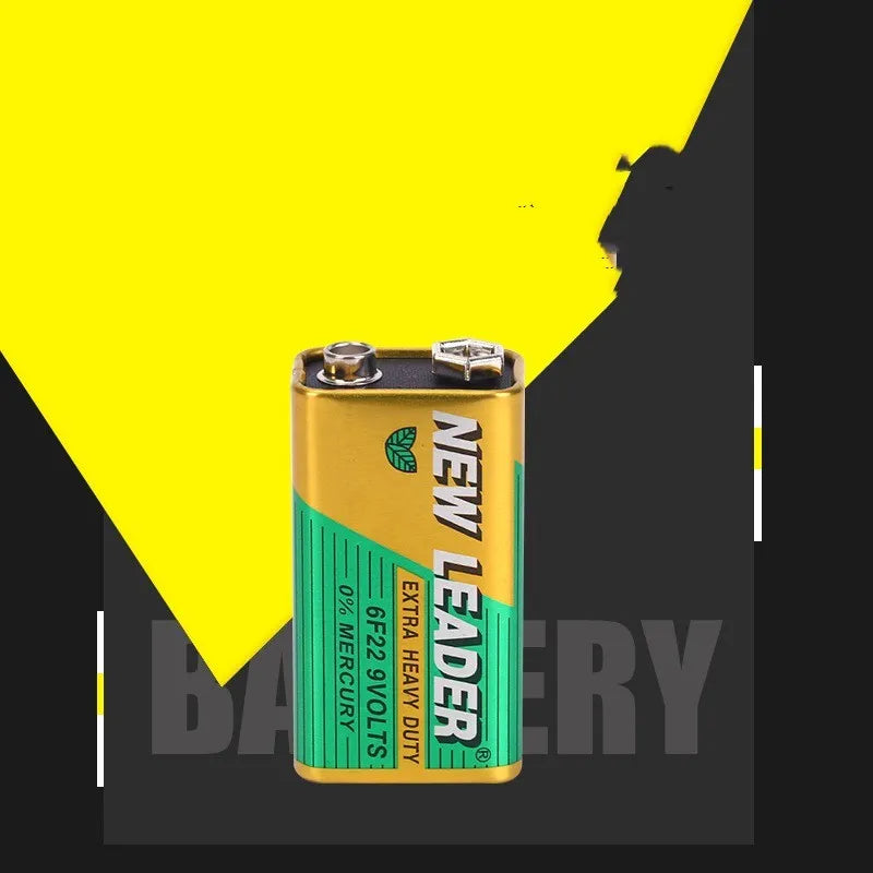 Xinlida 9V alkaline battery model 6F22 for walkie-talkies and wireless microphones.