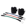 Black leg taekwondo training pull rope set for explosive force resistance conditioning
