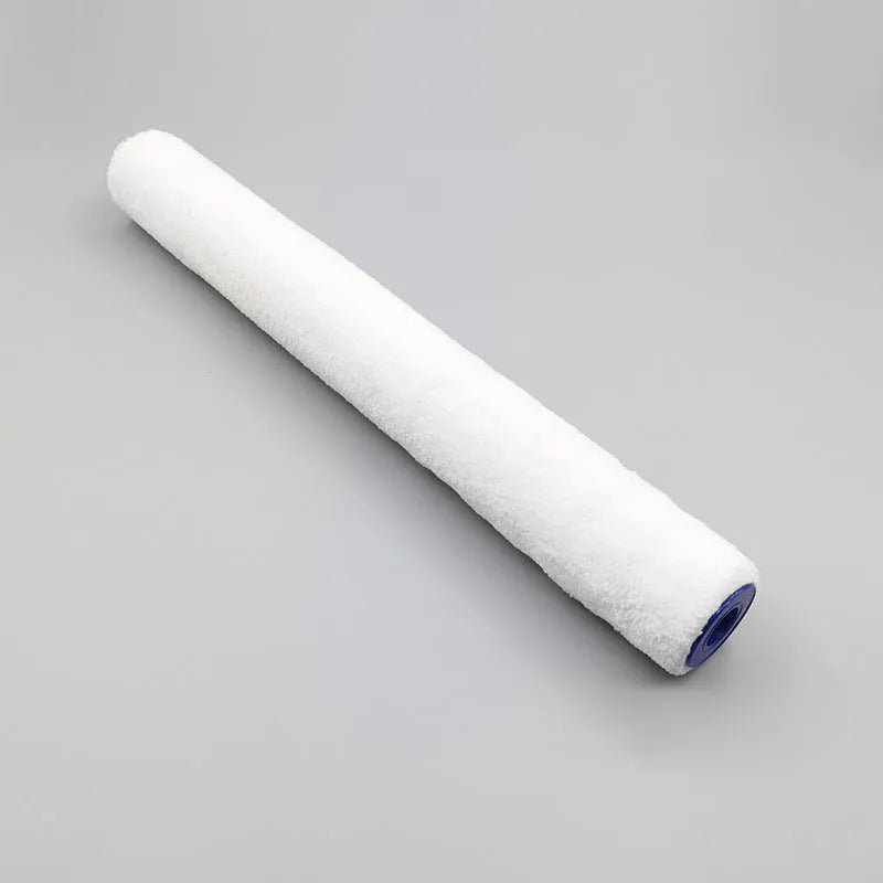 18-inch paint roller with three brush head types: short, medium, and long hair textures for wall painting