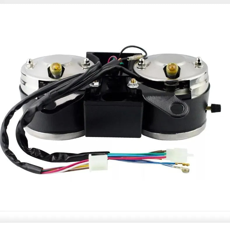 Black alloy speedometer for Italika Ft125 Dt125 Forza 125 motorcycles